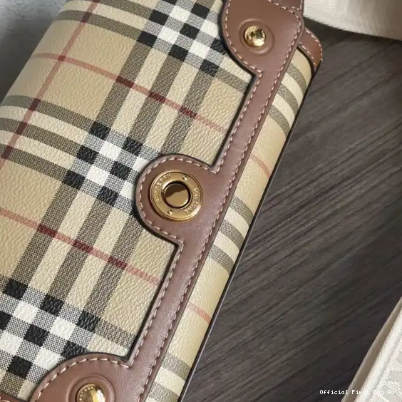 Official FirstBag Ru Top Note Handle Bag-24*8*14cm BURBERRY 0608